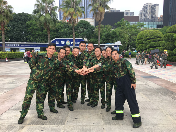 參與消防大比武，意識技術雙提升